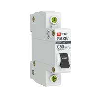 Автомат ЭКФ Basic 1П 50А 4,5 кА хар-ка С (ВА 47-29)