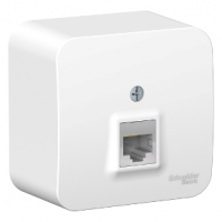 Розетка Бланка ОП белая RJ45 (12)