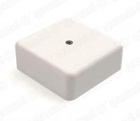 Коробка распред. 75х75х28 без конт. груп. белая IP40 (56 шт/упак)