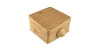 Коробка 65х65х50 IP55 сосна (светлое дерево)