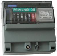 Счетчик Меркурий 201.5 1ф 1Т 5-60А 220В на дин