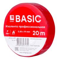 Изолента ЭКФ красная 19 мм
