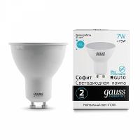 Лампа светодиодная MR16 7 Вт 220 В 4100К GU10 Gauss Elementary