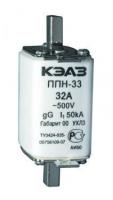 Плавкая вставка ППН-33 100/32А габ. 00