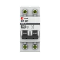 Автомат ЭКФ Basic 2П 25А 4,5 кА хар-ка С (ВА 47-29)