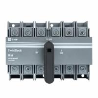 Рубильник 80А 3Р с рукояткой управления для прямой установки TwinBlock ЭКФ