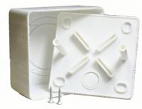 Коробка распред. 100х100х50 без конт. груп.  бел IP40 (24 шт/упак)