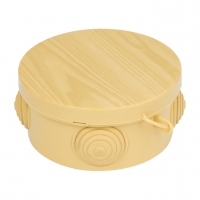 Коробка 85х40 IP55 сосна (светлое дерево) (32 шт/упак)