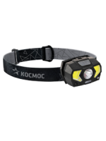 Фонарь налобный Космос 3 Вт XPE 2х2 Вт СОВ диоды 3xAAA