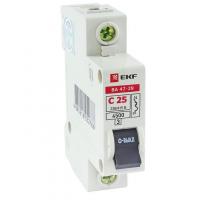 Автомат ЭКФ Basic 1П 25А 4,5 кА хар-ка С (ВА 47-29)