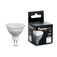 Лампа светодиодная MR16 6 Вт 220 В 6400К GU10 Feron