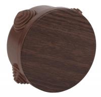 Коробка 85х40 IP55 дуб (темное дерево) (32 шт/упак)