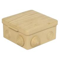 Коробка 100х100х50 IP55 сосна (светлое дерево) (18 шт/упак)