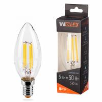Лампа светодиодная ДС 5W Е14 4000К (нитевидные диоды)