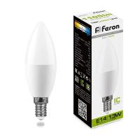 Лампа светодиодная ДСО 13 Вт E14 4000К Feron 