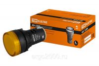 Лампа AD22DS (LED) матрица d22 мм желтый