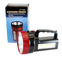 Фонарь аккум. LP-209 COB+ 1 LED 3 режима
