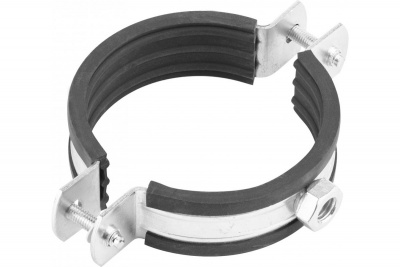 Хомут металлический с гайкой М10 2 1/2" (74-80)