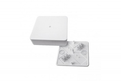 Коробка распред. 100х100х25 без конт. груп.  бел IP40 U-plast