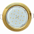 Светильник точ. Ecola GX53 H4 золото