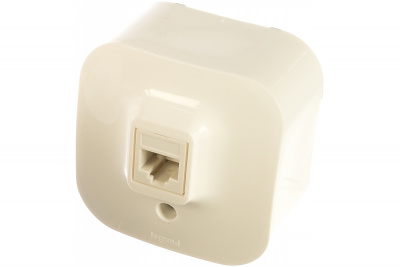 Розетка Кутео RJ45 белая